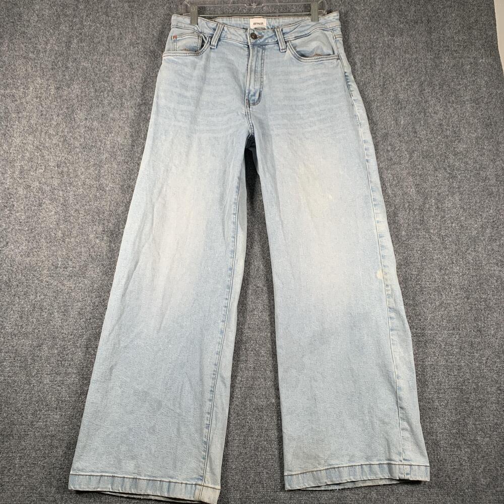 Hudson Jeans Womens 29 Light Wash Jolene High Rise Wide Leg Denim 29 Inseam